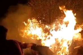 Φωτιά στη Μόρια 