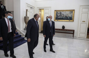 Σε καλό κλίμα η συνάντηση στην Αθήνα ανάμεσα στον υπουργό Εξωτερικών Νίκο Δένδια και τον Αιγύπτιο ομόλογό του Σάμεχ Σούκρι