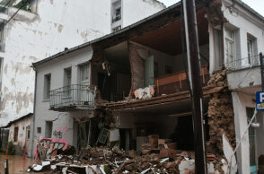 Σπίτι στην Καρδίτσα έχει καταρρεύσει μετά την κακοκαιρία «Ιανός»