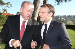 Ρετζέπ Ταγίπ Ερντογάν και Εμανουέλ Μακρόν