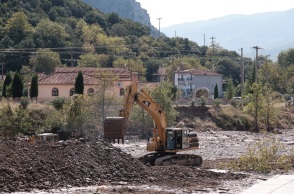 Καταστροφές από την κακοκαιρία στην Καρδίτσα
