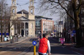 Άδειοι δρόμοι στο Άμστερνταμ 