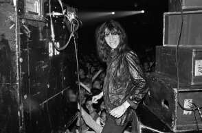 Η τραγουδίστρια Patti Smith