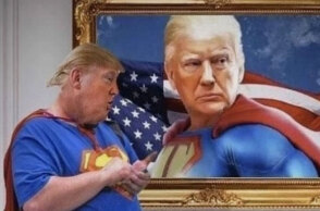 Ο Ντόναλντ Τραμπ ως... Superman σε καυστική ανάρτηση στο Twitter