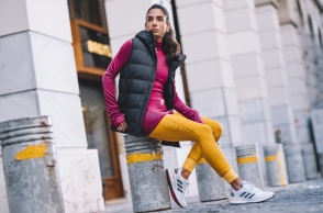 Η αθλήτρια Μάρα Ράπτη στην καμπάνια της adidas