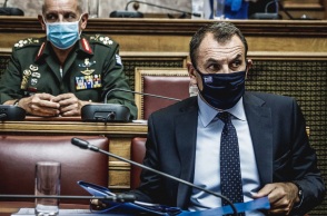 Ο υπουργός Εθνικής Άμυνας, Νίκος Παναγιωτόπουλος