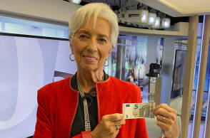 Η επικεφαλής της ΕΚΤ, Κριστίν Λαγκάρντ