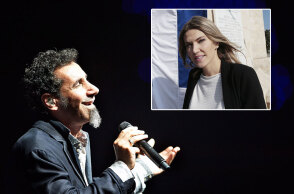 O Serj Tankian, τραγουδιστής των System of a Down - Στην ένθετη η Εύα Καϊλή