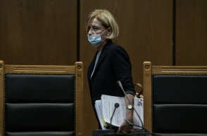 Η εισαγγελέας Αδαμαντία Οικονόμου στη δίκη της Χρυσής Αυγής