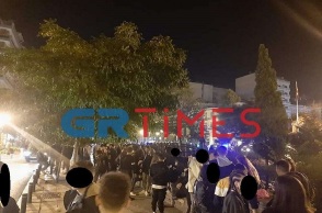 Συνωστισμός στο κέντρο της Θεσσαλονίκης