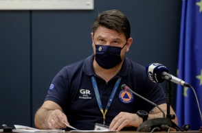 Ο υφυπουργός Πολιτικής Προστασίας, Νίκος Χαρδαλιάς