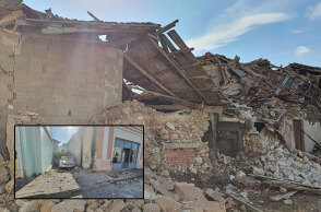 Σεισμός στη Σάμο: Κτίρια κατέρρευσαν στο Καρλόβασι