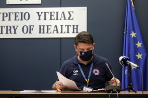 Ο υφυπουργός Πολιτικής Προστασίας, Νίκος Χαρδαλιάς