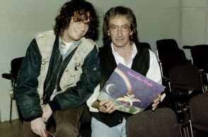 Ο Χρήστος Κισατζεκιάν και ο Ken Hensley στην Αθήνα