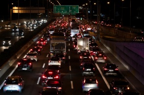 Μποτιλιάρισμα στην Αθηνών - Λαμίας