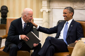 Μπαράκ Ομπάμα και Τζο Μπάιντεν 