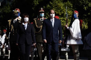 Κατερίνα Σακελλαροπούλου - Άμπντελ Φατάχ Αλ Σίσι