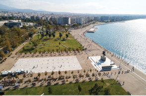 Άποψη της Θεσσαλονίκης από ψηλά