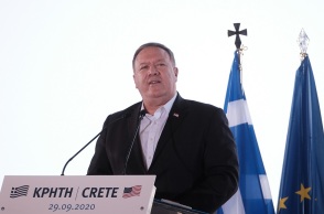 Ο υπουργός Εξωτερικών των ΗΠΑ, Μάικ Πομπέο 