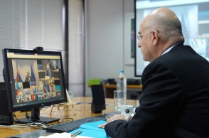 Ο υπουργός Εξωτερικών, Νίκος Δένδιας