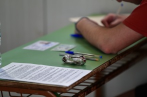 Στιγμιότυπο από τις Πανελλήνιες Εξετάσεις 2020