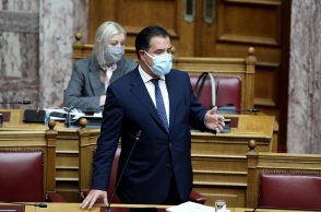 Ο υπουργός Ανάπτυξης και Επενδύσεων, Άδωνις Γεωργιάδης 