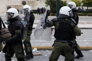 Επεισόδια στο κέντρο της Αθήνας