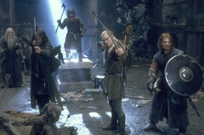 Σκηνή από την κινηματογραφική τριλογία «Ο Άρχοντας των Δαχτυλιδιών»