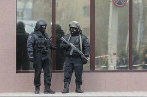 Ρώσοι αστυνομικοί στην πρωτεύουσα Μόσχα