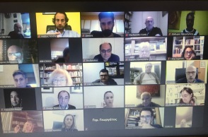 Τηλεδιάσκεψη μελών της Συντονιστικής Επιτροπής της Ανανεωτικής Αριστεράς