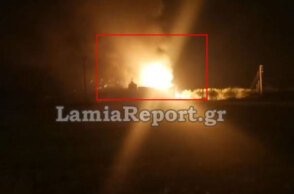 Έκρηξη σε αποθήκη υγραερίου στη Λαμία