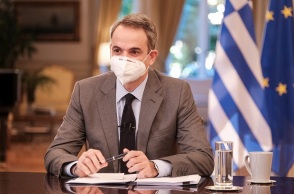 Ο πρωθυπουργός Κυριάκος Μητσοτάκης 