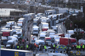 Γαλλοβρετανικά σύνορα - Φορτηγά
