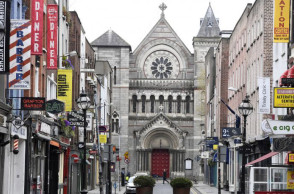 Άδειοι δρόμοι στο Δουβλίνο 