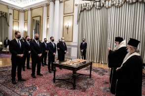 Oρκωμοσία υπουργών 