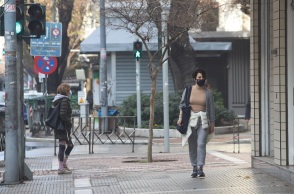 Στιγμιότυπο από το lockdown στη Θεσσαλονίκη