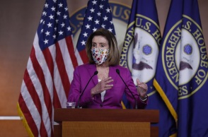 Η πρόεδρος της Βουλής των Αντιπροσώπων, Νάνσι Πελόζι