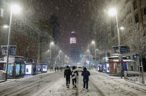 Σφοδρή χιονόπτωση στην Ισπανία
