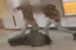 Σκηνή από τον ξυλοδαρμό Σταθμάρχη στο μετρό της Αθήνας