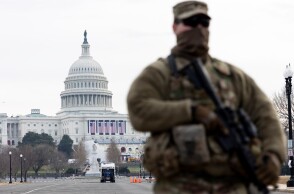 Φρούριο η Ουάσινγκτον ενόψει της ορκωμοσίας του Τζο Μπάιντεν