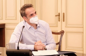 Ο πρωθυπουργός Κυριάκος Μητσοτάκης 