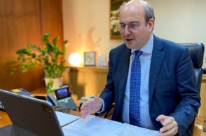 Ο υπουργός Εργασίας, Κωστής Χατζηδάκης