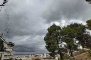 Σύννεφα στην Αττική