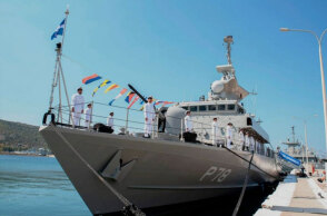 Η πυραυλάκατος του Πολεμικού Ναυτικού «Καραθανάσης»