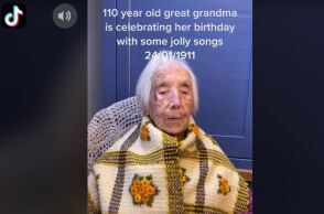 Η 110χρονη που έχει γίνει viral 