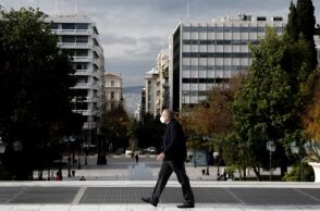 Στιγμιότυπο από το lockdown στην Αθήνα