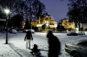 Χιονοπτώσεις στη Γερμανία
