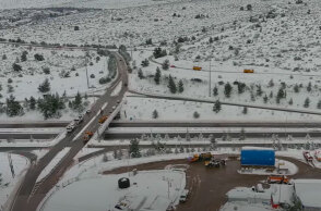 Κακοκαιρία «Μήδεια»: Λευκό τοπίο στο Μαρτίνο Φθιώτιδας