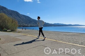 Η κακοκαιρία «Μήδεια» δεν επηρέασε την Καλαμάτα - Ηλιοφάνεια και ευκαιρία για τζόκινγκ στην παραλία