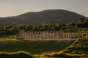  Η Charlotte de Witte στην Αρχαία Μεσσήνη 